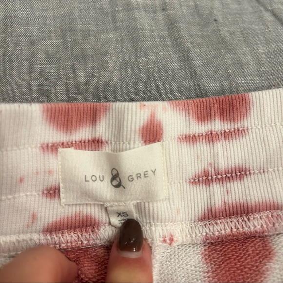 Loft Tie-Dye Lounge Set - Pink and White - Picture 8 of 14